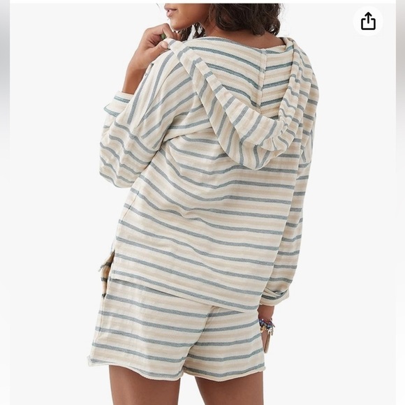 O'NEILL Womens Rosarito Hoody Pullover Hoodie Sweatshirt, Stone NWT XL - Picture 7 of 8